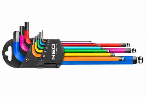 Imbus Schlüssel Klt.  9r. 1.5-10 Hosz. Syn. Neo Tools (09-512)