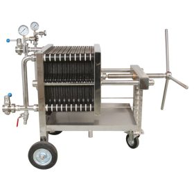 Lapszűrőgép 400*400-as Bacchus Filter alapgép 20 keretes