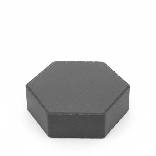 Sealing wax gray 130/140°C6-angled block/ approx. 420 g/lac310