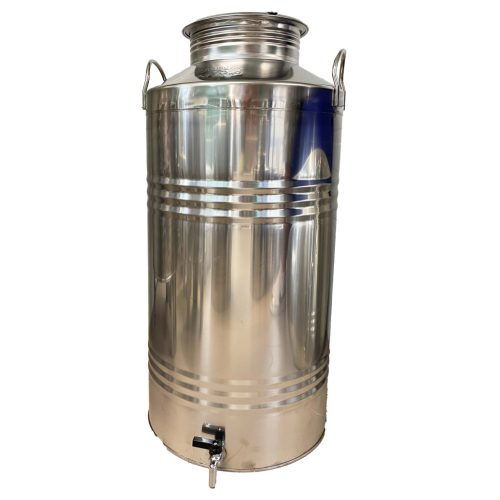 Kanna INOX füles  75 literes, csappal