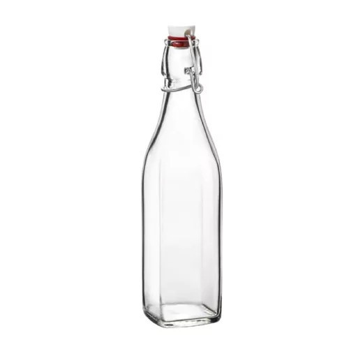 Decorative bottle myRex 1000 ml square mr0104 with buckle