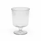 Plastic cup with base 2 dl 10 pcs/pack