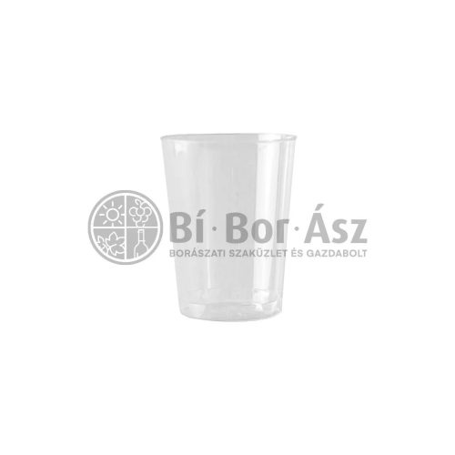 Műanyag pohár pálinkás 2/4 cl - 50 db/csomag