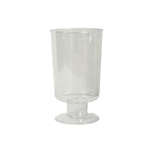 Műanyag pohár pálinkás 2/4 cl talpas - 20 db/csomag