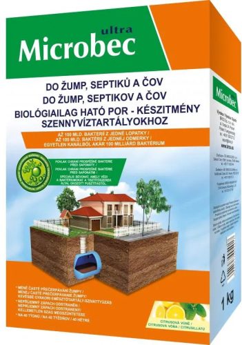 BROS Microbec szennyvízülepítőkhöz, szeptikus tartályokhoz, 1 kg
