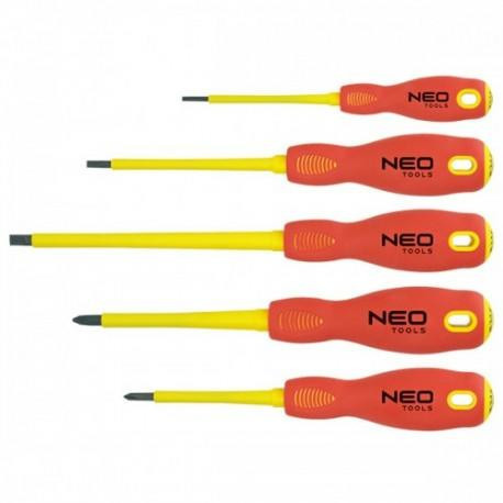 Set de șurubelnițe 5R izolate 1000V Neo Tools (04-220)