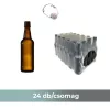 Pahar de bere decorativ cu catarama maro 500 ml /Pretul include catarama!/ (pachet 24 bucati)