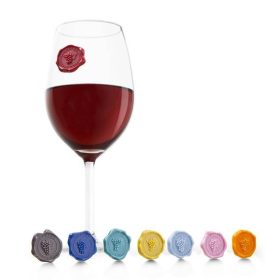 VacuVin Glass marker Wine 8 pcs (classic grapes)