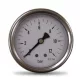 Pressure gauge HORIZONTAL 63mm INOX case Glic. 0-12 bar (1/4")
