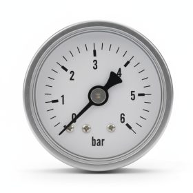   Nyomásmérő óra FEKVŐ 40mm műa. ház 0-6 bar (1/8")