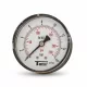 Pressure gauge HORIZONTAL 50mm plastic housing 0-16 bar (1/4")