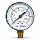 Manometeruhr PERMANENT 63mm Kunststoffgehäuse 0-12 bar (1/4")