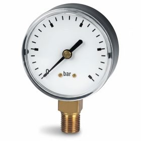   Nyomásmérő óra ÁLLÓ    50mm műa. ház 0-25 bar (1/4")