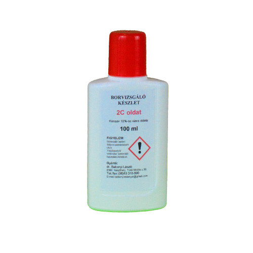 Borteszt anyag 2C eredeti (Kénsav) - 100 ml