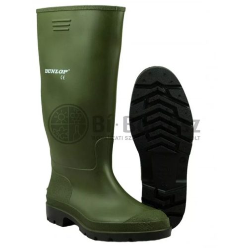 Gumicsizma Pricemastor Zöld sav- és lúgálló Dunlop 42-es