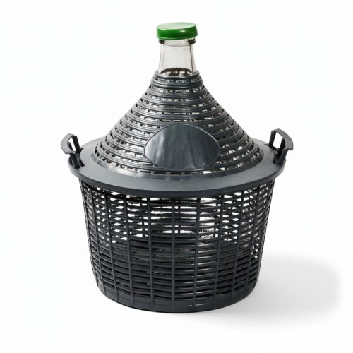 Glass cylinder 10 l plastic covered IMP