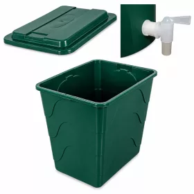   Esővíztároló csappal, fedővel, 300 literes, szögletes (E450300V)