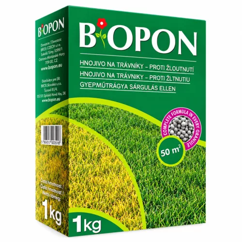 BIOPON Rasendünger gegen Vergilbung 1kg