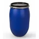 Kunststofffass 150 Liter mit Schnalle blau 3,6 kg