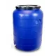 Kunststofffass 200 Liter mit blauem Nageldeckel und Zapfhahn 4,1 kg