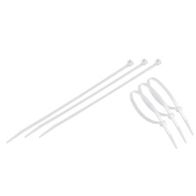Quick-tie alb 15 cm 50 buc