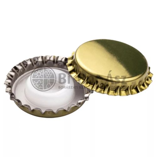 Koronazár rövid bidule-os 29 mm arany - 200 db/csomag