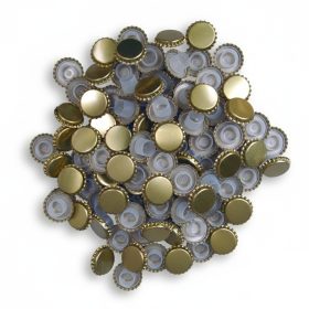   Închidere coroană cu mărgele lungă 29 mm auriu - 100 buc/pachet