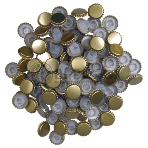 Koronazár hosszú bidulos 29 mm arany - 100 db/csomag