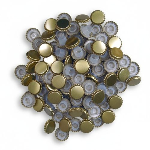 Închidere coroană cu mărgele lungă 29 mm auriu - 100 buc/pachet