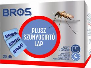 BROS szúnyogírtó utántöltő lapka 20 db-os