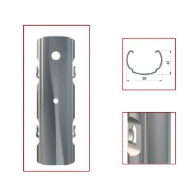   Oszlop vég fém horganyzott AGRI-PAL END KÜLSŐ fül, 66*42 mm , 2,0 mm vastag, 2,7 méter