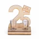 Wooden drinks set year 25
