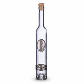 Bottle with tin label, year 18