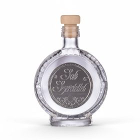 Tin label bottle water bottle SSZ 0.1 L