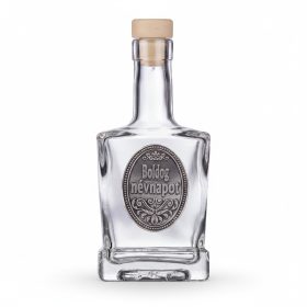 Tin label bottle piatta 0.2L name day