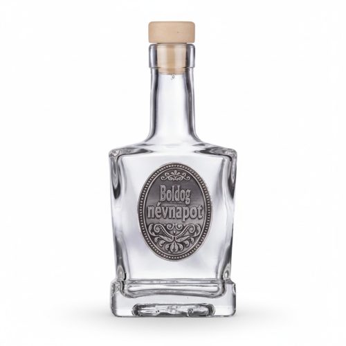 Tin label bottle piatta 0.2L name day