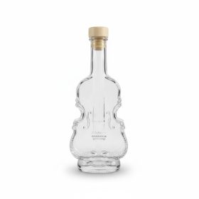 Decorative glass violin 0.2 L