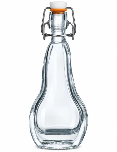 Decorative glass pear 0.04 L with buckle