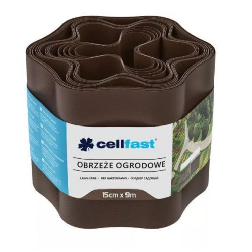 Cellfast Ágyásszegély Barna 15cm x 9m (30-012)