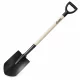 Sapa ascutita, maner din lemn, maner D, 120 cm DEDRA 80C003