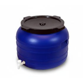 Plastična bačva od 100 litara s navojem, plava