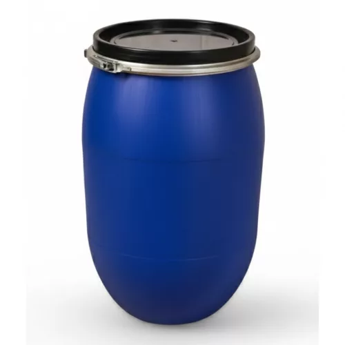 Butoi plastic 85 litri cu capac cu cataramă 2,19 kg