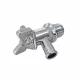 Sampling container tap plastic 3/8" chromed