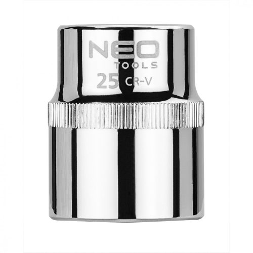 Dugókulcs Fej 1/2" 25mm 6p. Neo Tools (08-025)