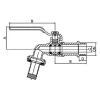 Gartenauslauf 3/4" Invena ( INV/ZW-64-020)