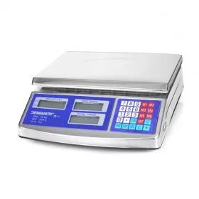 Mérleg 40 kg digitális árszorzós Demandy ACS