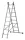 Létra 2-részes 2x 9-es ABRU 4m (48964)