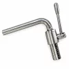 Töltőfej INOX Golyóscsappal x 25mm tömlővég 17mm kifolyó ART655