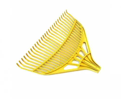 Lombseprű műanyag 66 cm 28 fogú nyelezett /kék,citrom/