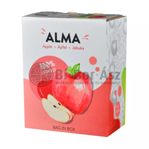 Kartondoboz BIB 5 literes NEW ALMÁS SZÍNES